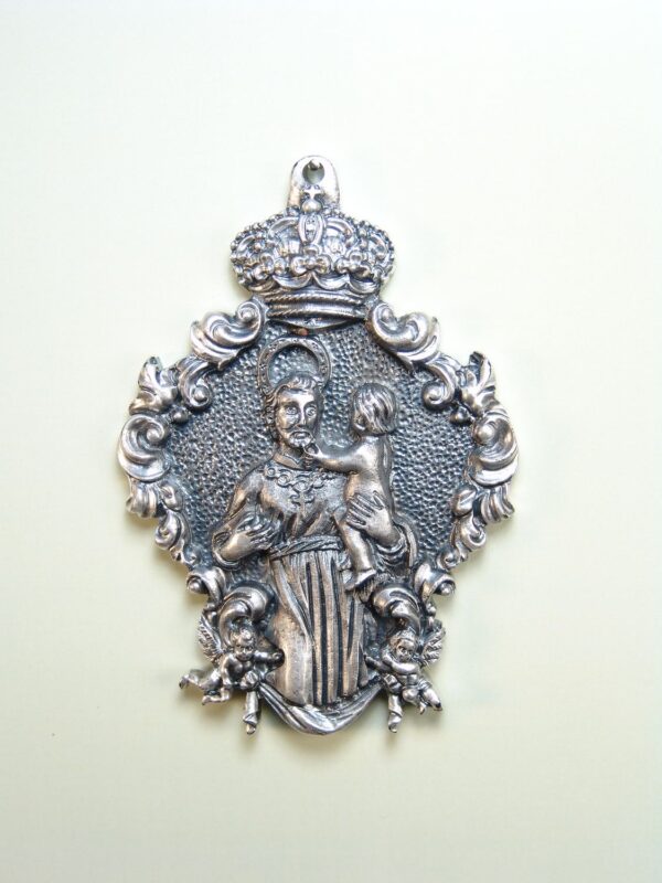MEDALLAS RELIGIOSAS IMÁGENES RELIEVE "SAN CAYETANO 75 MM"