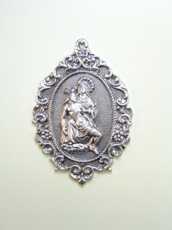 MEDALLAS RELIGIOSAS IMÁGENES RELIEVE "SOLEDAD Y ANGUSTIAS 70 MM"