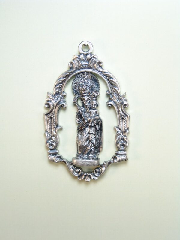 MEDALLAS RELIGIOSAS IMÁGENES RELIEVE "VIRGEN GÓTICA 65 MM"