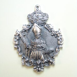 MEDALLAS RELIGIOSAS IMÁGENES RELIEVE "SAN AGUSTÍN ORLA CASTELLANA 75 MM"