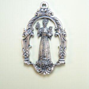 MEDALLAS RELIGIOSAS IMÁGENES RELIEVE "SAN FRANCISCO ORLA CAPILLA 65 MM"