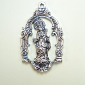MEDALLAS RELIGIOSAS IMÁGENES RELIEVE "MADRE DE DIOS ORLA CAPILLA 65 MM"