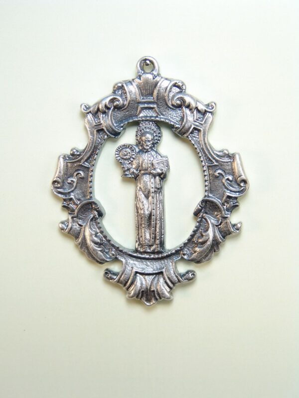 MEDALLAS RELIGIOSAS IMÁGENES RELIEVE "SAN IGNACIO ORLA CALADA 70 MM"