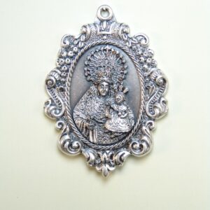 MEDALLAS RELIGIOSAS IMÁGENES RELIEVE "VIRGEN DEL CARMEN ORLA FRUTAL 65 MM"