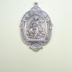 MEDALLAS RELIGIOSAS IMÁGENES RELIEVE "DIVINA PASTORA BAJO RELIEVE 55 MM"