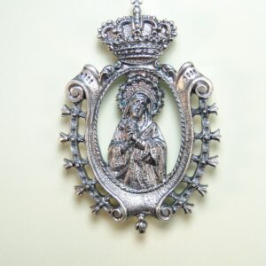 MEDALLAS RELIGIOSAS IMÁGENES RELIEVE "LA DOLOROSA 75 MM"