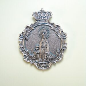 MEDALLAS RELIGIOSAS IMÁGENES RELIEVE "VIRGEN DE NAZARET 70 MM"