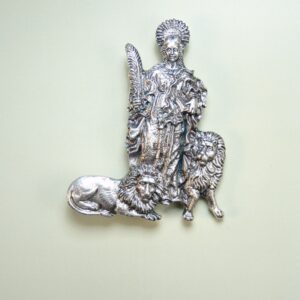 MEDALLAS RELIGIOSAS IMÁGENES RELIEVE "SANTA EUFEMIA SILUETEADA 65 MM"