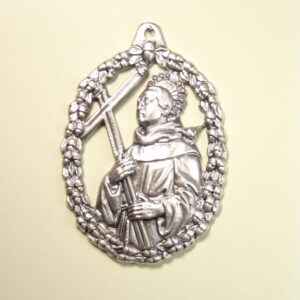 MEDALLAS RELIGIOSAS IMÁGENES RELIEVE "SAN DIEGO ORLA BELLOTAS 70 MM"