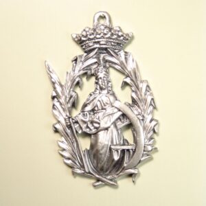 MEDALLAS RELIGIOSAS IMÁGENES RELIEVE "SANTA CATALINA ORLA PALMAS 70 MM"