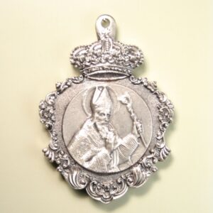 MEDALLAS RELIGIOSAS IMÁGENES RELIEVE "SAN BLAS 70 MM"