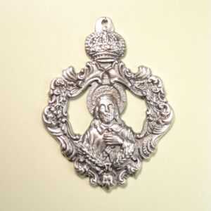 MEDALLAS RELIGIOSAS IMÁGENES RELIEVE "ROMEROS DE SAN ISIDRO 70 MM"