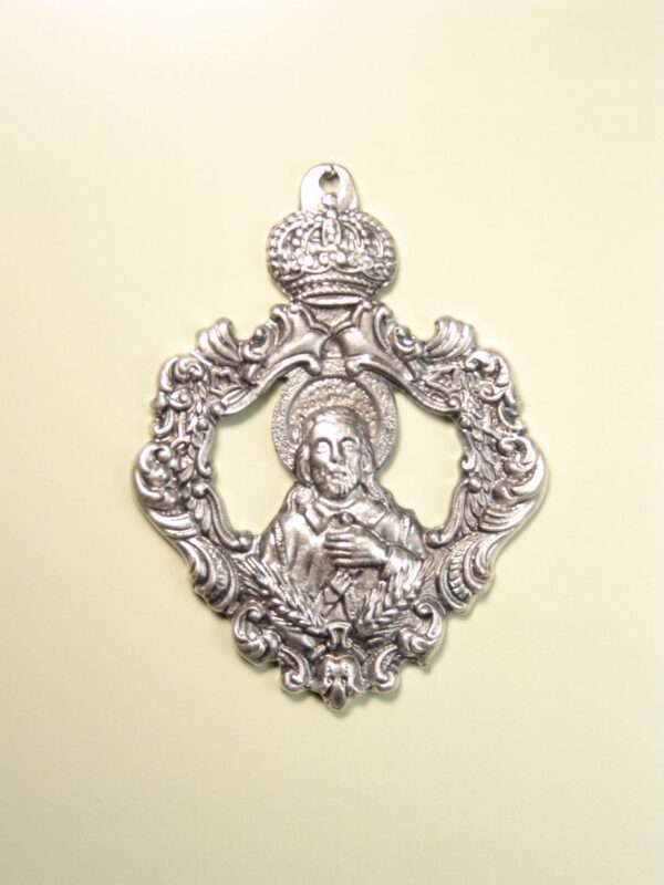 MEDALLAS RELIGIOSAS IMÁGENES RELIEVE "ROMEROS DE SAN ISIDRO 70 MM"