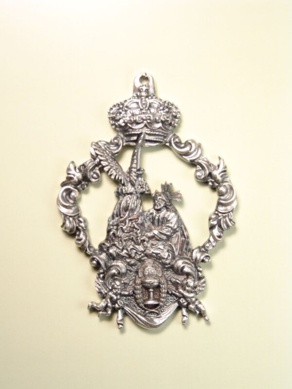 MEDALLAS RELIGIOSAS IMÁGENES RELIEVE "ORACIÓN DEL HUERTO 70 MM"