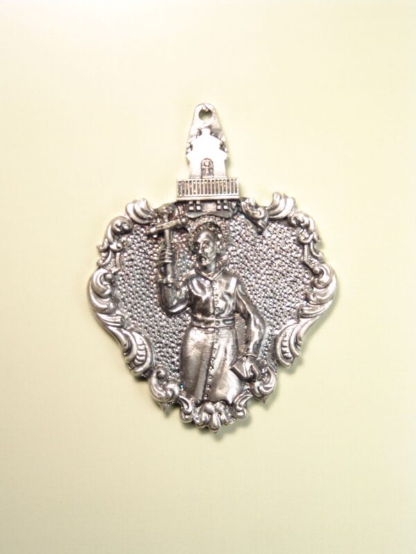 MEDALLAS RELIGIOSAS IMÁGENES RELIEVE "SAN IGNACIO DSE LOYOLA 65 MM"
