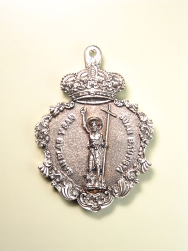MEDALLAS RELIGIOSAS IMÁGENES RELIEVE "SAN JUAN BAUTISTA 70 MM"
