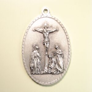 MEDALLAS RELIGIOSAS IMÁGENES RELIEVE "CRUCIFIXIÓN DE NTRO SEÑOR JESUCRISTO 70 MM"