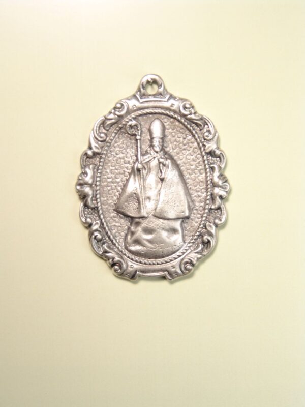 MEDALLAS RELIGIOSAS IMÁGENES RELIEVE "SAN BENITO ORLA PUNTEADA 60 MM"