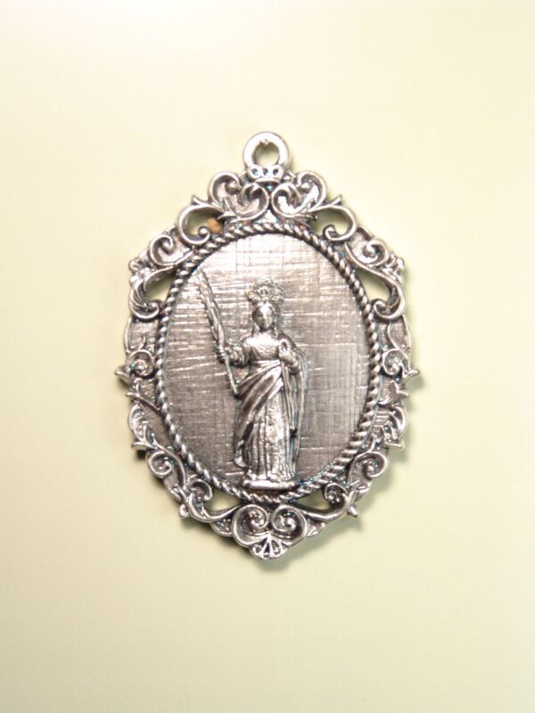 MEDALLAS RELIGIOSAS IMÁGENES RELIEVE "SANTA EULALIA 70 MM"