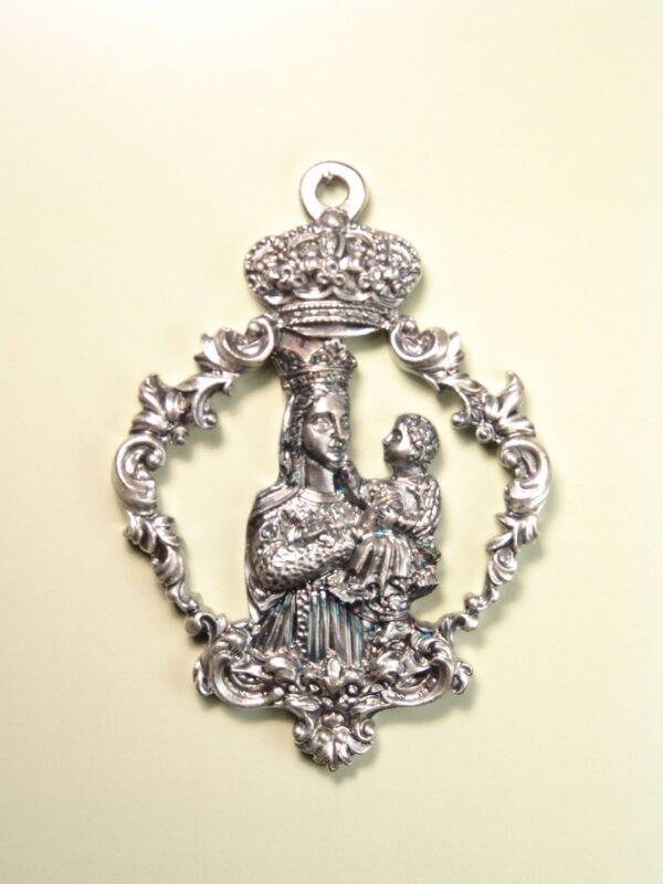 MEDALLAS RELIGIOSAS IMÁGENES RELIEVE "SANTA MARIA CALADA 80 MM "