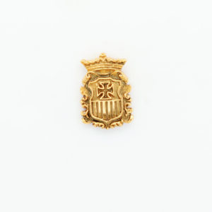 INSIGNIAS RELIGIOSAS HERALDICA RELIEVE"ESCUDO MERCEDARIO 22 MM ALTURA"