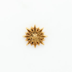INSIGNIAS RELIGIOSAS HERALDICA RELIEVE "AVE MARIA ESTRELLA 20 MM ALTURA"