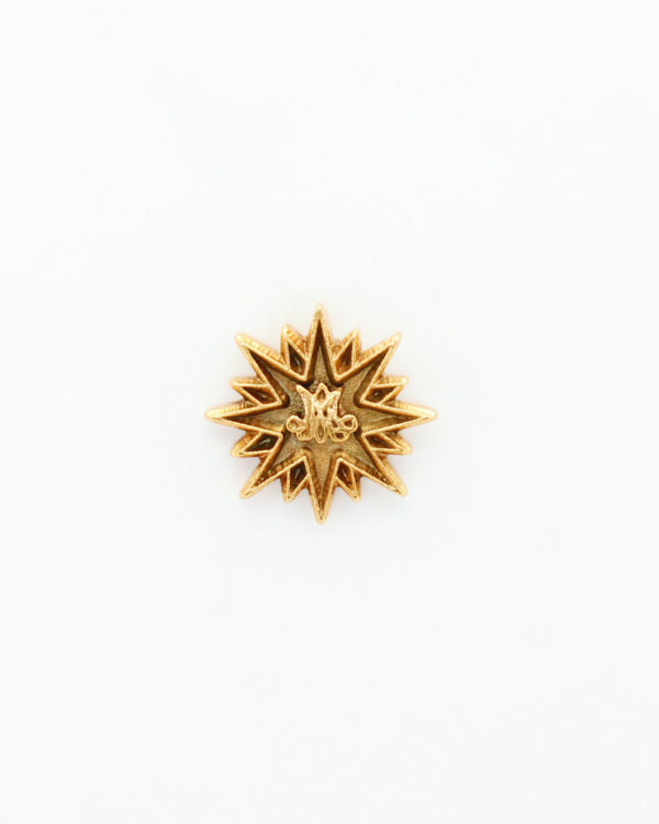 INSIGNIAS RELIGIOSAS HERALDICA RELIEVE "AVE MARIA ESTRELLA 20 MM ALTURA"