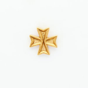 INSIGNIAS RELIGIOSAS HERALDICA RELIEVE "CRUZ DE MALTA PLANA 18 MM ALTURA"