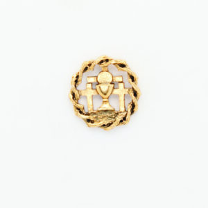 INSIGNIAS RELIGIOSAS HERALDICA RELIEVE "CUERPO DE CRISTO SOBRE MONTE CALVARIO 18 MM ALTURA"