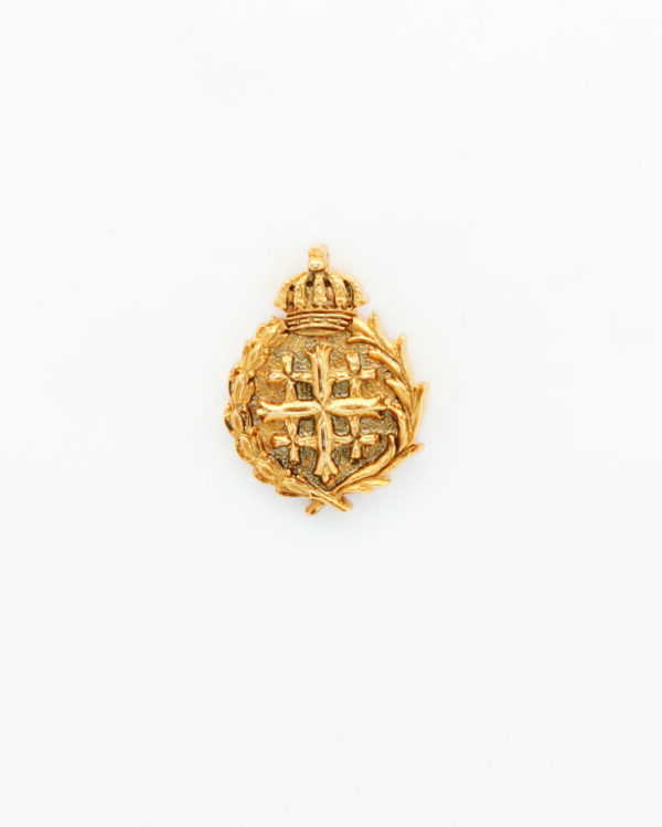 INSIGNIAS RELIGIOSAS HERALDICA RELIEVE "CRUZ SANTO SEPULCRO  22 MM ALTURA"