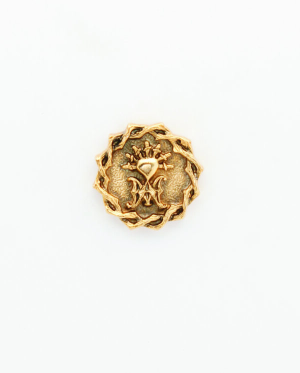 INSIGNIAS RELIGIOSAS HERALDICA RELIEVE "DOLORES DE MARIA  20 MM ALTURA"
