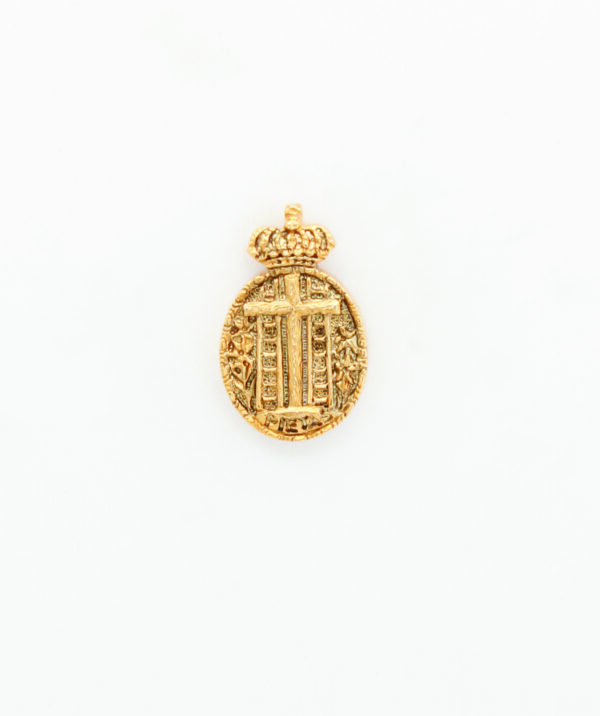 INSIGNIAS RELIGIOSAS HERALDICA RELIEVE "CRUZ COS ESCALAS  22 MM ALTURA"