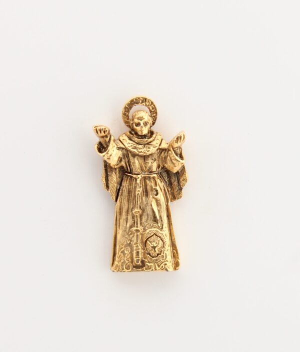 INSIGNIAS RELIGIOSAS IMÁGENES RELIEVE "SAN PASCUAL 30 MM ALTURA "