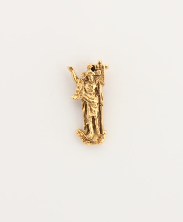 INSIGNIAS RELIGIOSAS IMÁGENES RELIEVE "JESUS RESUCITADO 23 MM ALTURA "