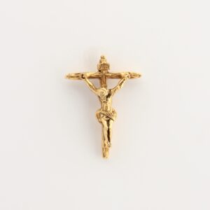 INSIGNIAS RELIGIOSAS IMÁGENES RELIEVE "CRUCIFICADO VOLUMETRICO BARROCO 27 MM ALTURA "