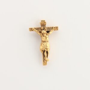 INSIGNIAS RELIGIOSAS IMÁGENES RELIEVE "CRUCIFICADO VOLUMETRICO GOTICO 27 MM ALTURA "
