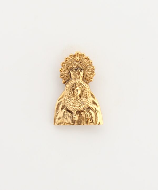 INSIGNIAS RELIGIOSAS IMÁGENES RELIEVE "MARIA SANTISIMA EN SU PENITENCIA 21 MM ALTURA "