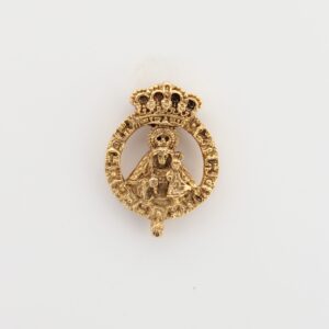 INSIGNIAS RELIGIOSAS IMÁGENES RELIEVE "VIRGEN CON NIÑO ORLA TOISON CON CORONA 24 MM ALTURA"