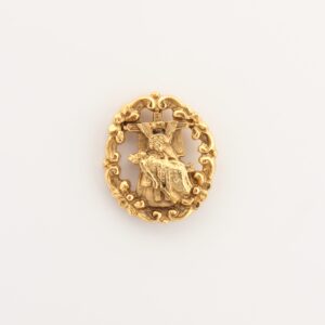 INSIGNIAS RELIGIOSAS IMÁGENES RELIEVE "VIRGEN DE LAS ANGUSTIAS ORLA BARROCA 25 MM ALTURA"