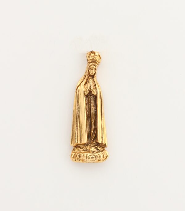 INSIGNIAS RELIGIOSAS IMÁGENES RELIEVE "VIRGEN DE FATIMA SILUETA 30 MM ALTURA "