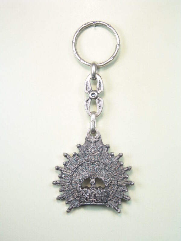 LLAVEROS RELIGIOSOS COFRADES RELIEVE "CORONA SERIE CON CON ESTRELLAS"