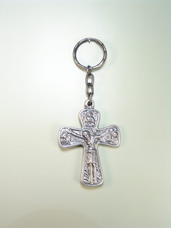 LLAVEROS RELIGIOSOS HERÁLDICOS RELIEVE "CORAZÓN 7 PUÑALES"