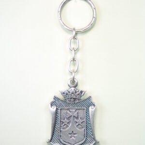 LLAVEROS RELIGIOSOS HERÁLDICOS RELIEVE "ESCUDO CARMELITA ORLADO"