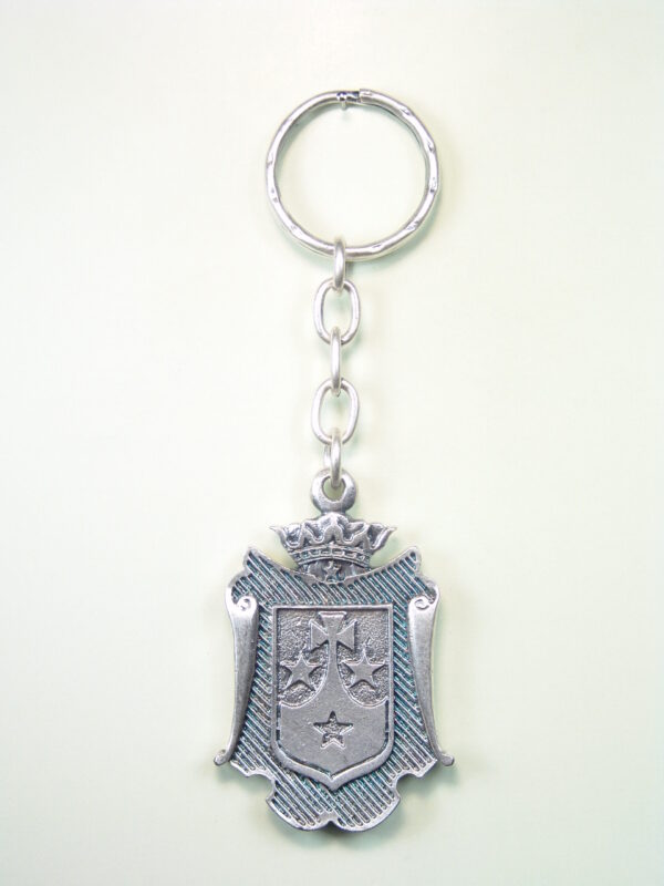 LLAVEROS RELIGIOSOS HERÁLDICOS RELIEVE "ESCUDO CARMELITA ORLADO"