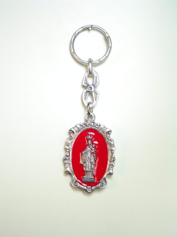 LLAVEROS RELIGIOSOS CON ESMALTES "VIRGEN DEL CARMEN"