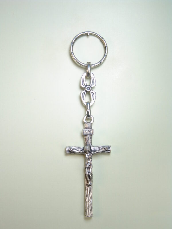 LLAVEROS RELIGIOSOS IMÁGENES RELIEVE "CRISTO CRUCIFICADO CRUZ ARBÓREA"