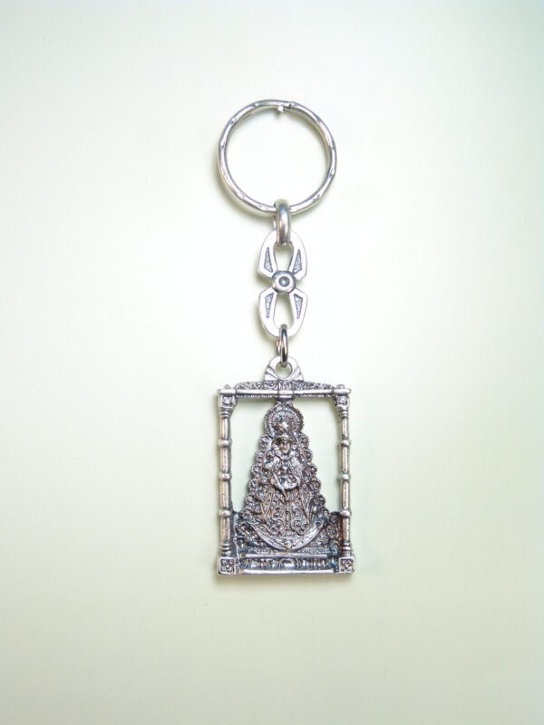 LLAVEROS RELIGIOSOS IMÁGENES RELIEVE "VIRGEN DEL ROCÍO“ TEMPLETE"