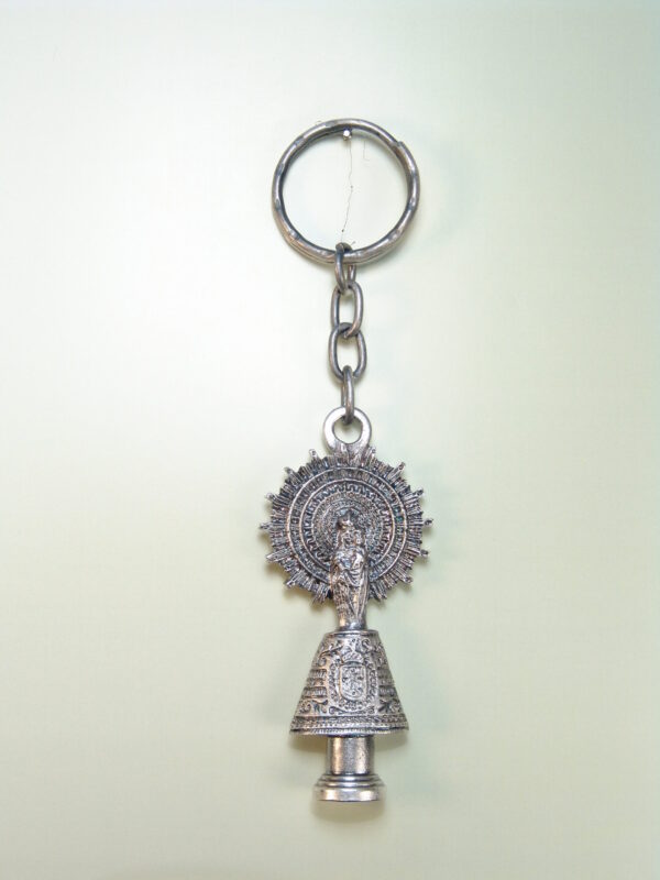 LLAVEROS RELIGIOSOS IMÁGENES RELIEVE "VIRGEN DEL PILAR CORPÓREO"