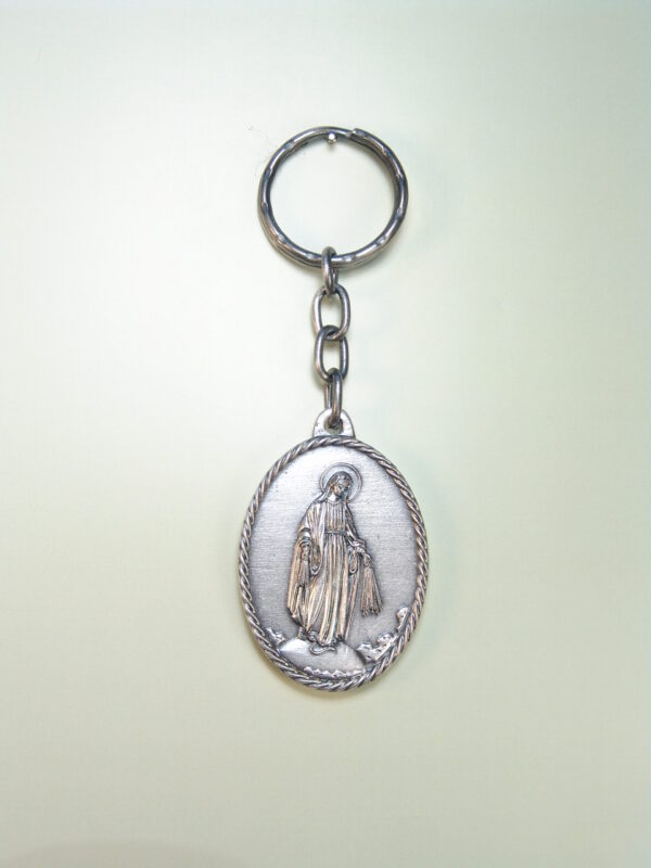 LLAVEROS RELIGIOSOS IMÁGENES RELIEVE "VIRGEN MILAGROSA"
