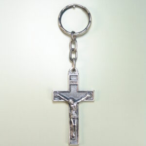 LLAVEROS RELIGIOSOS IMÁGENES RELIEVE "CRISTO CRUCIFICADO CRUZ PLANA"